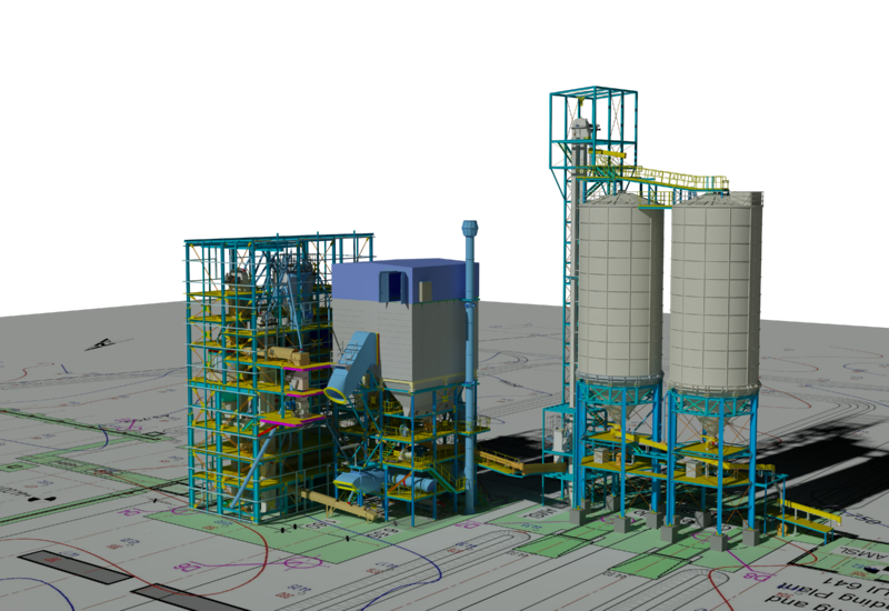 Zementmahlanlage in Guinea