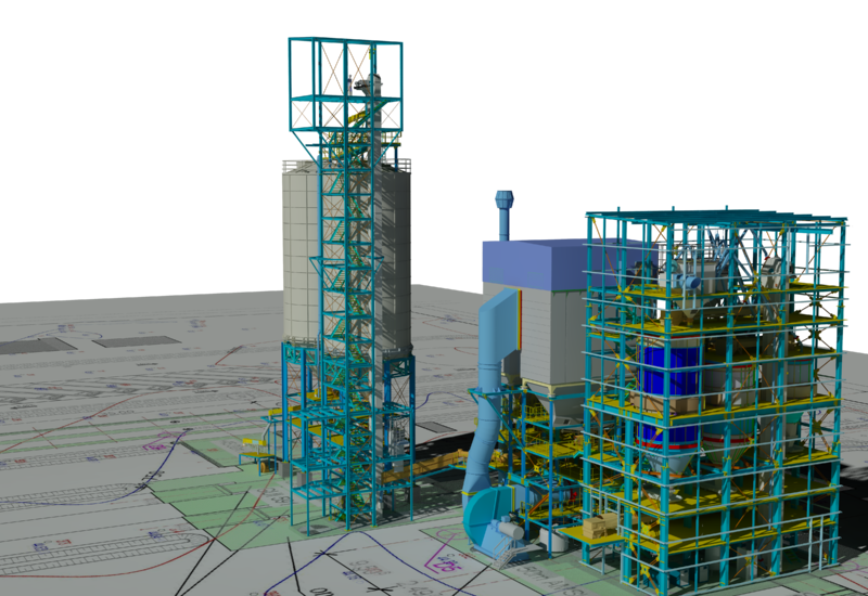 Zementmahlanlage in Guinea