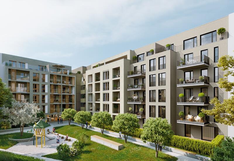 Neubau eines Wohn- und Geschäftsquartiers