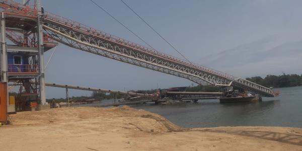 Schiffsentladesystem in San Pedro