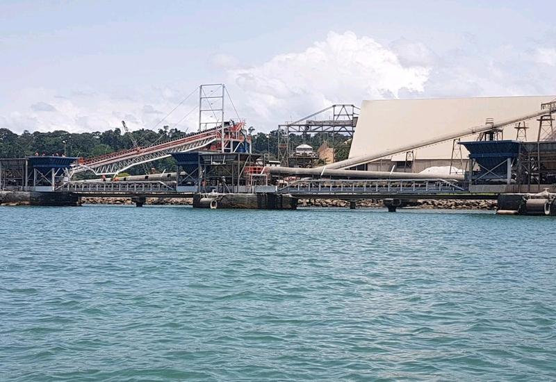 Schiffsentladesystem in San Pedro