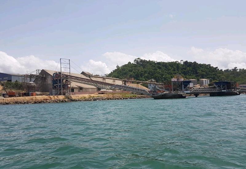 Schiffsentladesystem in San Pedro