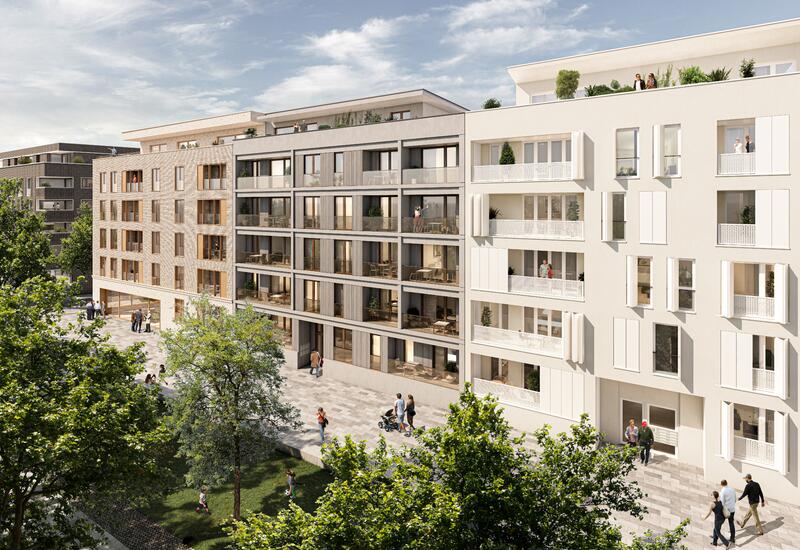 Neubau eines Wohn- und Geschäftsquartiers