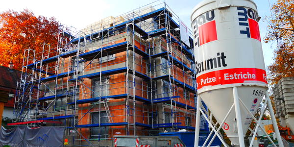 Anbau eines Mehrfamilienhauses in Ulm