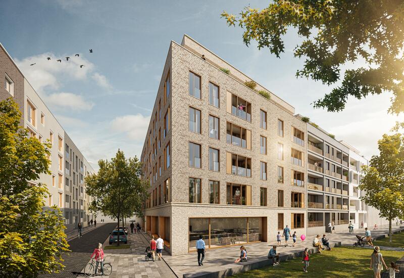 Neubau eines Wohn- und Geschäftsquartiers